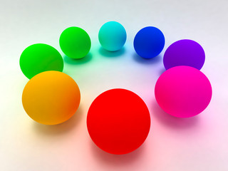 rainbow sphere