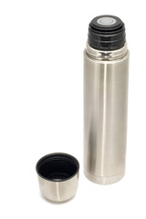 series object on white - thermos bottle