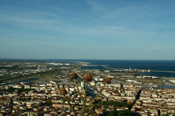 Panoramique ville de sète