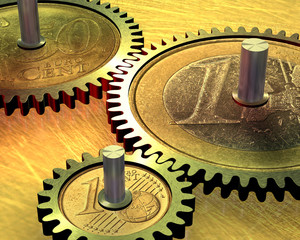 Wirtschaftsmotor Geld