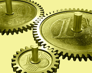 Wirtschaftsmotor Geld