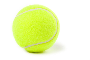 tennis balls with white background