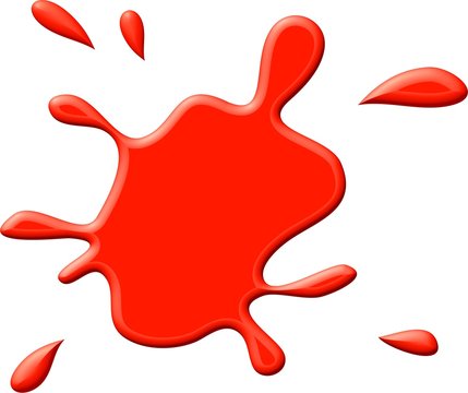 Red Paint Splodge