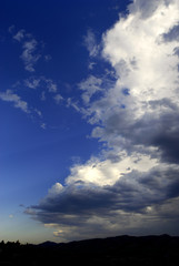 Obraz na płótnie Canvas Clouds in Blue Sky