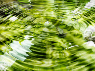 Bright abstract green water background - 3741514