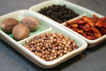 coriandre et épices