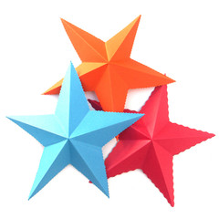 bleu orange rouge