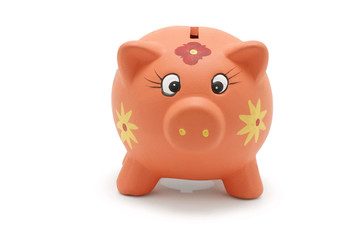 Piggybank on White Background