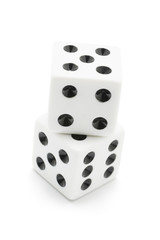 Dice on White Background