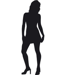 Silhouette Frau