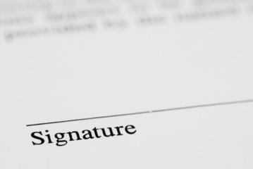 Obraz premium Signature