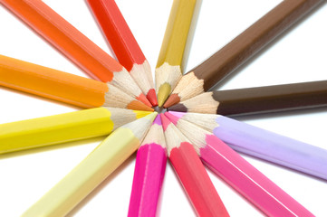 Naklejka premium Colour pencils