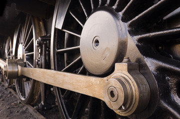 steam locomotive wheel