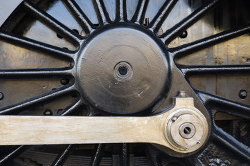 steam locomotive wheel