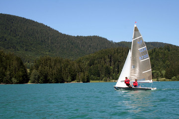 Fototapeta premium Segeln