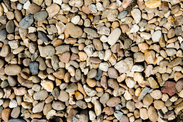 Natural stones texture from a rocky river side, beach