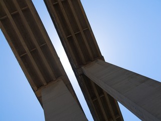 Messina autostrada ponte piloni A19