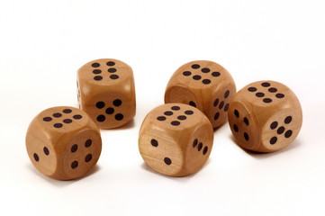 Five dice