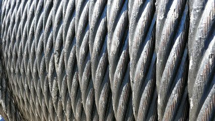 Heavy duty steel cable