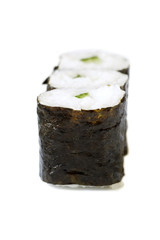 freshly prepared maki rolls, a real treat for sushi lovers