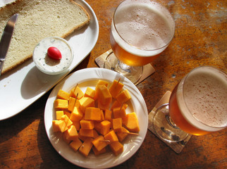 bière et fromage