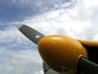 Helice moteur avion
