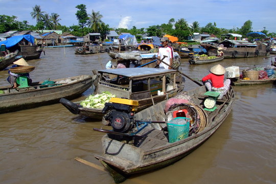 Marche flottant, Vietnam
