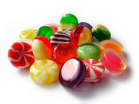 Heap of color sweets