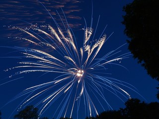 filigranes Feuerwerk