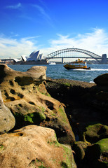 Sydney Opera House and Harbour Bridge..