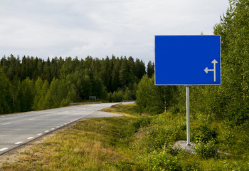 blank road sign - 3766960