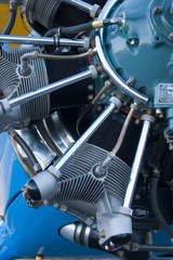 Boeing Stearman Engine Detail