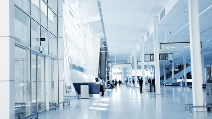 A Modern Airport Interior