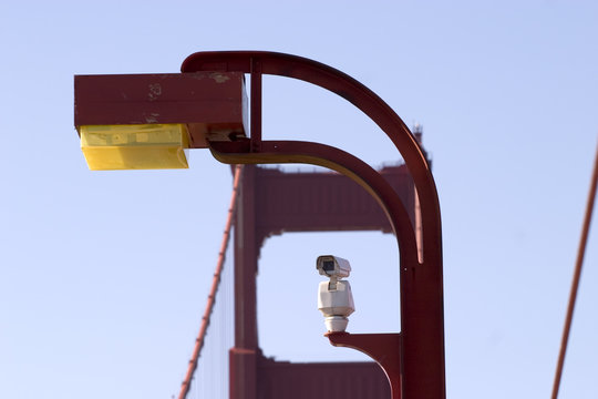 Surveillance camera in Golden Gate