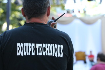 technicien scène