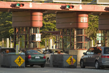 Golden Gate Toll Road Close up