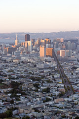 San Francisco's Financial District from Twin Peaks