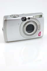 Digital camera with reflection