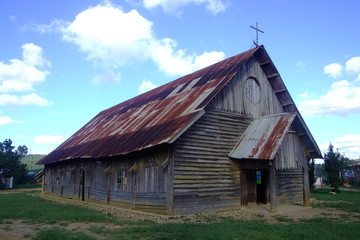 Eglise en bois, Vietnam