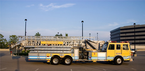 Ladder Truck Side view