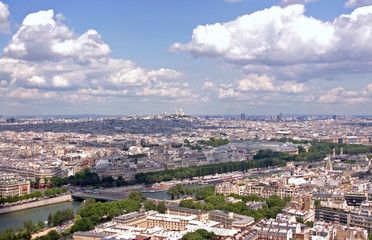 Fototapeta na wymiar Paris Skyline