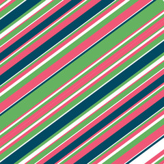 Obraz premium Blue, Green, Pink Diagonal Lines