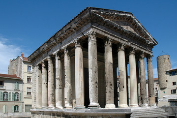 Obraz premium Temple romain (Vienne)