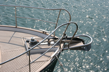 Sail boat bow