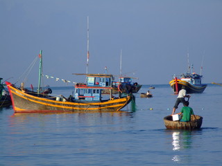 Bateaux de peche, Vietnam