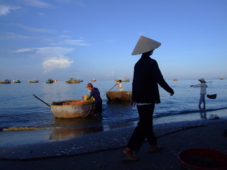 En bord de mer de Chine
