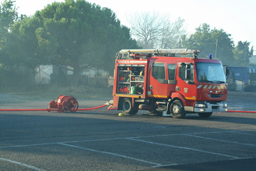Véhicule de pompier 