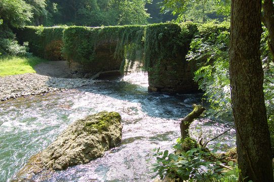 Bridge of the Witches. Leitzaran Valley, Navarra. Spain