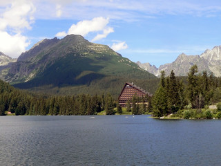 Fototapeta premium Hotel in The High Tatras