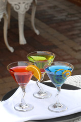 drinks on the terrace